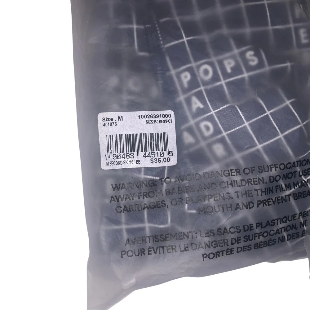 Tommy John FATHER'S DAY CROSSWORD Second Skin Boxer Briefs‎ Navy Mens 6